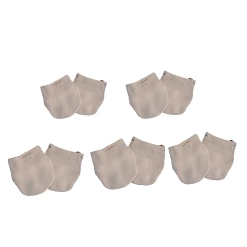 Tanzschuhe Damen Halbgestrickte Socken Mädchen Rhythmische Gymnastik Zehenschuhe Ballsaal Kunst Gym Tanzschuhe Yoga Socke(5 Pair,XS) von ZRHWSPD