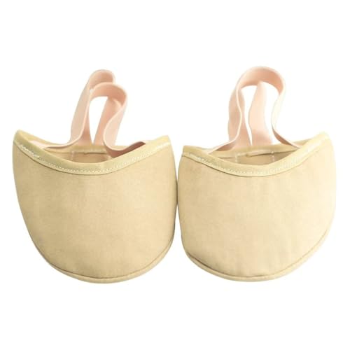 Tanzschuhe Damen Halbsohlen-Tanzschuhe, lyrische Turnschuhe, Spitzenturnschuhe, rhythmische Gymnastikschuhe, Zehenschuhe aus Mikrofaser, Halbzehenschuhe(36) von ZRHWSPD