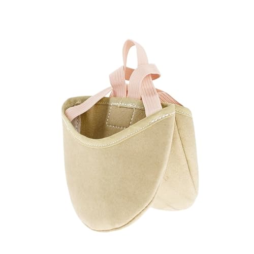 Tanzschuhe Damen Halbsohlentanz Lyrical Turning Pointe Gymnastikschuh Rhythmische Gymnastik Zehenschuhe Lyrische Halbzehenschuhe(Caramel,30-31) von ZRHWSPD