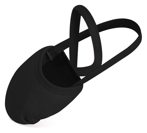 Tanzschuhe Damen Kunstturnschuhe Eurythmieschuhe, Halbzehen-Lederschuhe for Rhythmische Gymnastik(41.5) von ZRHWSPD