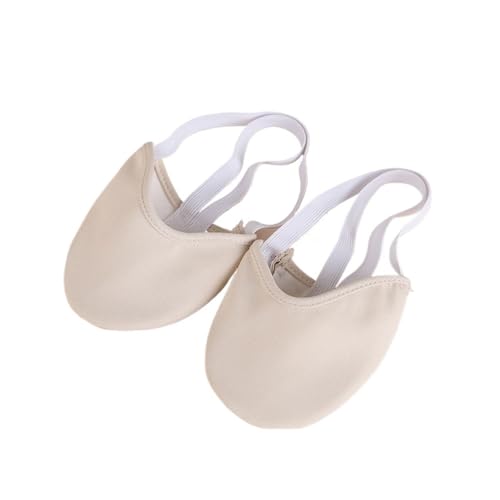 Tanzschuhe Damen Professionelle, weiche Zehenschuhe for rhythmische Gymnastik for Mädchen, weicher Ballettstil mit Baumwollfutter(Flesh,XS(32-33)) von ZRHWSPD