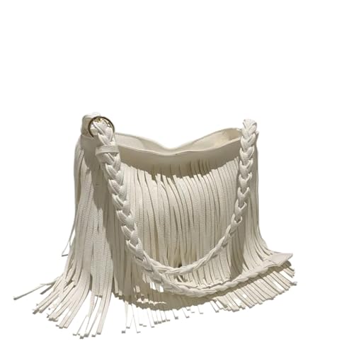 ZRHWSPD Kleine Handtasche Mit Quaste Damen-Umhängetasche mit Quaste(Color2) von ZRHWSPD