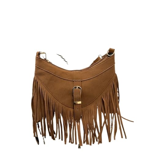 ZRHWSPD Kleine Handtasche Mit Quaste Umhängetasche mit Quaste, leichte Tasche großem Fassungsvermögen(Color3) von ZRHWSPD