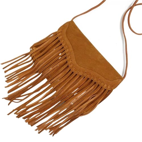 ZRHWSPD Kleine Handtasche Mit Quaste Umhängetasche mit Quaste for Damen von ZRHWSPD