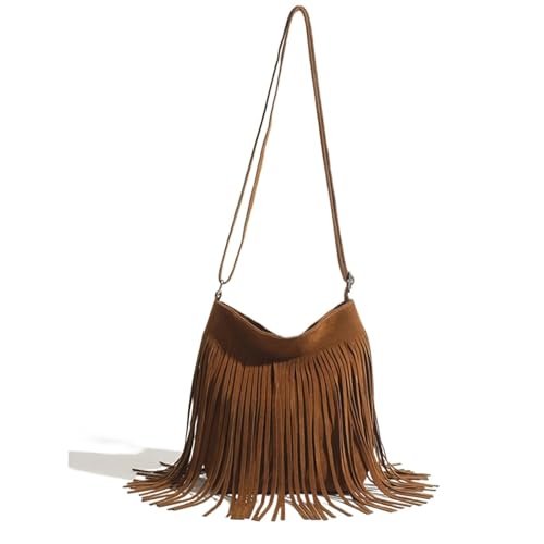 ZRHWSPD Kleine Handtasche Mit Quaste Vielseitige Umhängetasche mit Quaste(Color2) von ZRHWSPD