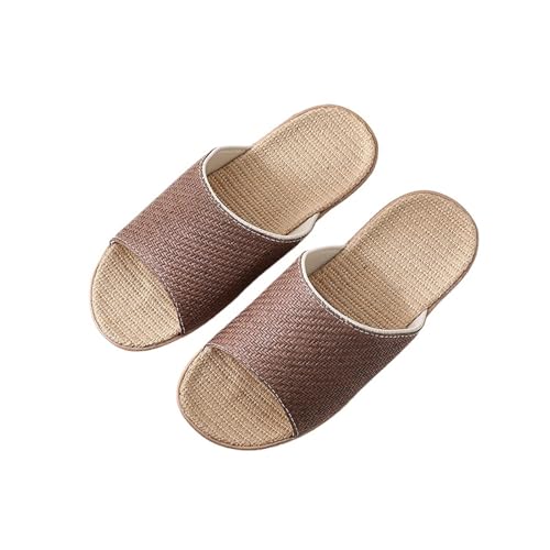 ZRHWSPD Strohpantoffeln Rattan Slippers Straw Shoes Sandals(Color 6,39-40) von ZRHWSPD