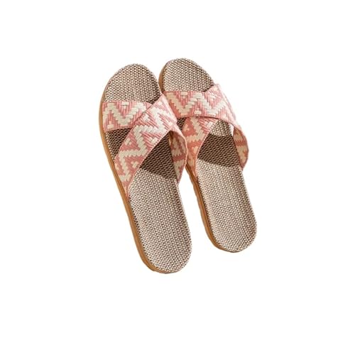 ZRHWSPD Strohpantoffeln Slippers Home Thick Soled Rattan Woven Indoor Feet(Color 1,35-36(225-230mm)) von ZRHWSPD