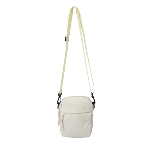 ZRHWSPD Umhängetasche Damen Crossbody Schulter Handtasche Handytasche Einfache Shopper Taschen Geldbörse(White) von ZRHWSPD