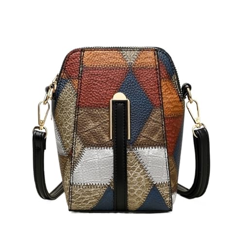 ZRHWSPD Umhängetasche Damen Damen Schulter Crossbody Handytasche Geldbörsen Kleine Handtasche(Black) von ZRHWSPD