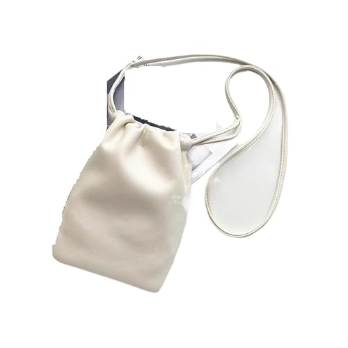 ZRHWSPD Umhängetasche Damen Frauen Leder Kleine Umhängetasche Handy Tasche Mode Schulter(Light Grey) von ZRHWSPD