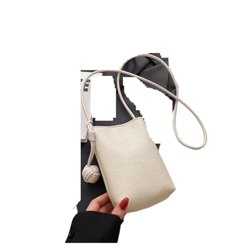 ZRHWSPD Umhängetasche Damen Frauen Leder Kleine Umhängetasche Handy Tasche Mode Schulter(Orange) von ZRHWSPD