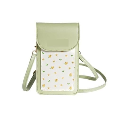 ZRHWSPD Umhängetasche Damen Handytasche Damen One Shoulder Crossbody(Green) von ZRHWSPD
