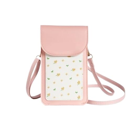 ZRHWSPD Umhängetasche Damen Handytasche Damen One Shoulder Crossbody(Pink) von ZRHWSPD
