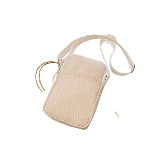 ZRHWSPD Umhängetasche Damen Handytasche Tasche Kleine Umhängetasche Hängende Münzbörse Vertikale Handtasche(Khaki) von ZRHWSPD