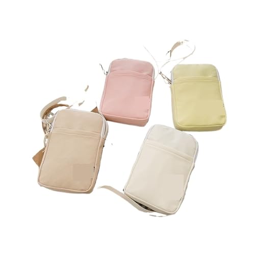 ZRHWSPD Umhängetasche Damen Handytasche Tasche Kleine Umhängetasche Hängende Münzbörse Vertikale Handtasche(Rose) von ZRHWSPD