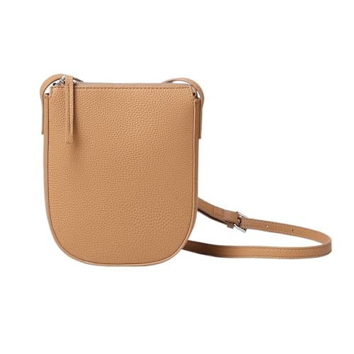 ZRHWSPD Umhängetasche Damen Minimalistische Damen-Umhängetasche, modische Handytasche mit einer Schulter(Brown) von ZRHWSPD