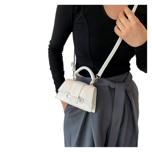 ZRHWSPD Umhängetasche Damen Schultertasche for Damen, Umhängetasche, Clutch, Mini-Geldbörse, Handtasche(White) von ZRHWSPD