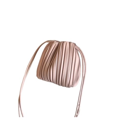 ZRHWSPD Umhängetasche Damen Umhängetasche Damen Single Shoulder Mini Plissee Kleine quadratische Tasche(Light Purple) von ZRHWSPD