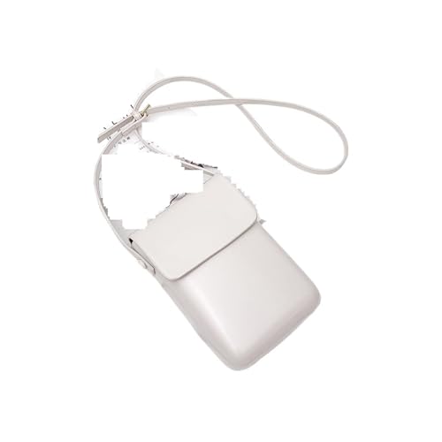 ZRHWSPD Umhängetasche Damen Umhängetaschen Frauen Schulter Geldbörsen Telefon Einfache(White) von ZRHWSPD