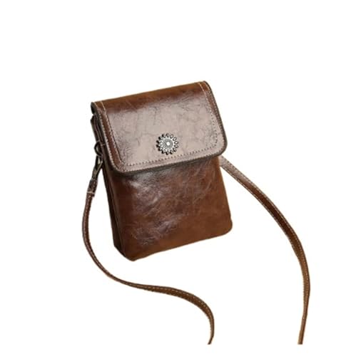 ZRHWSPD Umhängetasche Damen Vielseitige Handytasche mit großer Kapazität for Damen(Coffee) von ZRHWSPD