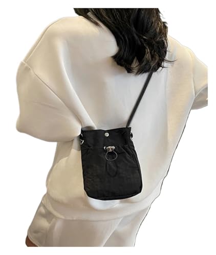 ZRHWSPD Umhängetasche Damen Weiche Handy-Geldbörse, multifunktionale Umhängetasche(Black) von ZRHWSPD