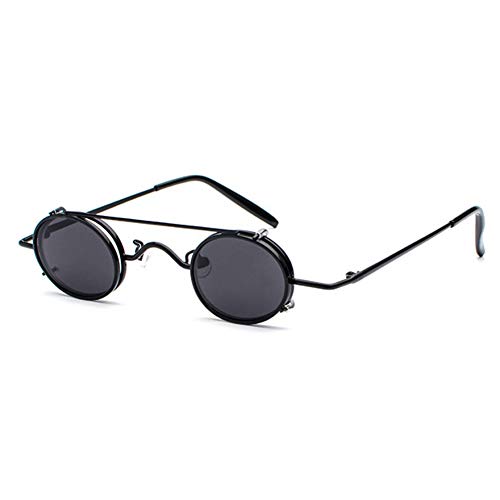 ZRTYJ Sonnenbrillen Kleine Runde Steampunk Sonnenbrille Männer Frauen Retro Metall Steam Punk Sonnenbrille Für Männer Vintage Gothic von ZRTYJ