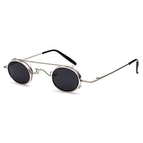 ZRTYJ Sonnenbrillen Kleine Runde Steampunk Sonnenbrille Männer Frauen Retro Metall Steam Punk Sonnenbrille Für Männer Vintage Gothic ZRTYJ Sonnenbrillen Kleine Runde Steampunk Sonnenbrille Männer Frauen Retro Metall Steam Punk Sonnenbrille Für Männer Vintage Gothic von ZRTYJ