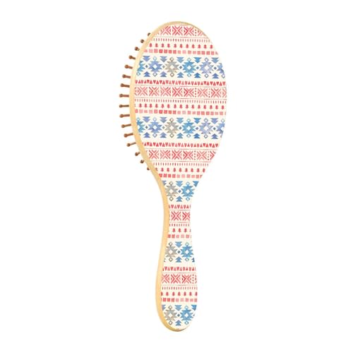 Haarbürsten Holz Ethnischer Stil Winter Paddle Haarbürsten für Frauen Holz Haarbürste Massage von ZRWLUCKY