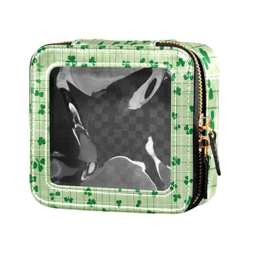 ZRWLUCKY Clover and Line Make-up-Tasche, Kulturbeutel, Organizer für Reisen, Kleeblatt und Linie, Grün, Clover and Line Green ZRWLUCKY Clover and Line Make-up-Tasche, Kulturbeutel, Organizer für Reisen, Kleeblatt und Linie, Grün, Clover and Line Green von ZRWLUCKY
