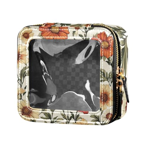 ZRWLUCKY Gaillardia Kosmetiktasche, Kosmetiktasche, Kosmetiktasche, Kosmetiktasche, Kosmetik-Organizer für Reisen, Gaillardia Beauty Flowers von ZRWLUCKY