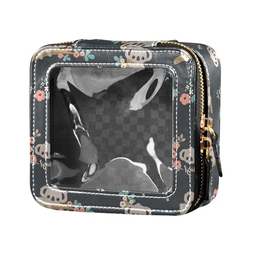 ZRWLUCKY Kosmetiktasche mit niedlichem Koala-Motiv, verschiedene Posen, zum Klettern, für Geldbörse, Kulturbeutel, Kosmetik-Organizer zum Fliegen, Niedlicher Koala, verschiedene Posen, Klettern von ZRWLUCKY