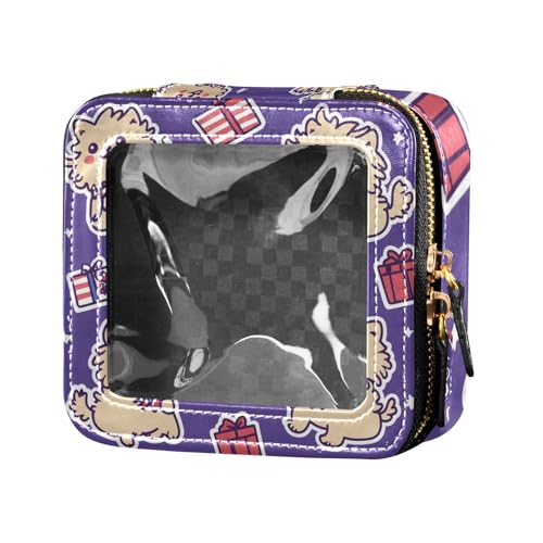 ZRWLUCKY Laperm Make-up-Tasche für Geldbörse, Reisetaschen für Toilettenartikel, Kosmetiktasche, Organizer für Reisen, Violett, Laperm Cats Purple von ZRWLUCKY