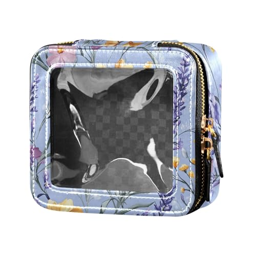 ZRWLUCKY Make-up-Tasche für Geldbörse, Kulturbeutel, Make-up-Tasche, Organizer für Reisen, Lavendel, schickes Violett, Lavendel Chic Purple von ZRWLUCKY