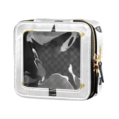 ZRWLUCKY Make-up-Tasche mit niedlichem Cartoon-Wolke, wasserdicht, transparent, Reisetasche, für Toilettenartikel, Kosmetiktasche, Organizer für Reisen, Niedliche Cartoon-Wolke von ZRWLUCKY
