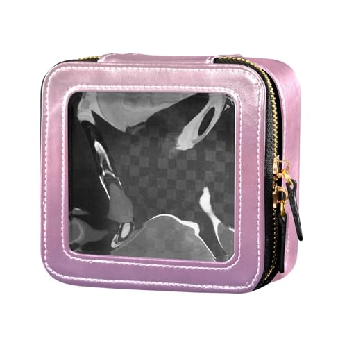 ZRWLUCKY Mini-Make-up-Tasche, Kulturbeutel, Kosmetik-Organizer, für Fliegen, Violett, Farbverläufe, Violett von ZRWLUCKY