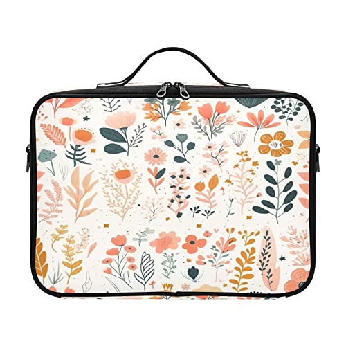 ZRWLUCKY Plants Leaf Up Kosmetik Reise Reise Beauty Bag Kulturbeutel mit Fächern Reise Make-up Tasche Zubehör Para Bolsas de Mujer für Frauen Mädchen Teenager Damen Teenager Männer von ZRWLUCKY