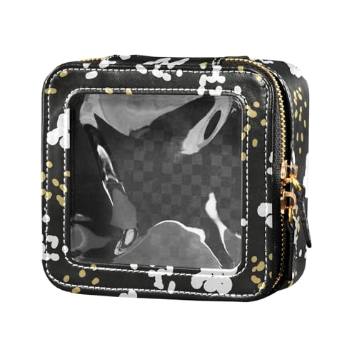 ZRWLUCKY Transparente Kosmetiktasche mit Cartoon-Punkten für Reisetasche für Toilettenartikel Kosmetiktasche Organizer für Frauen, niedlicher Comic-Dot, Niedlicher Comic-Dot ZRWLUCKY Transparente Kosmetiktasche mit Cartoon-Punkten für Reisetasche für Toilettenartikel Kosmetiktasche Organizer für Frauen, niedlicher Comic-Dot, Niedlicher Comic-Dot von ZRWLUCKY
