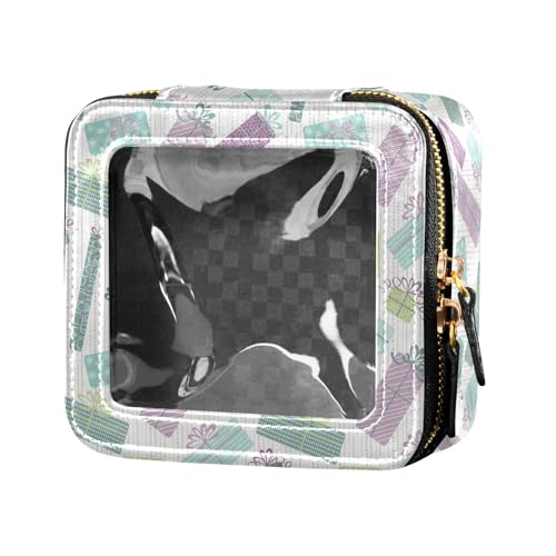 ZRWLUCKY Transparente kleine Make-up-Tasche für Geldbörse, Kulturbeutel mit Reißverschluss, Make-up-Tasche, Organizer zum Fliegen, Geschenk von ZRWLUCKY