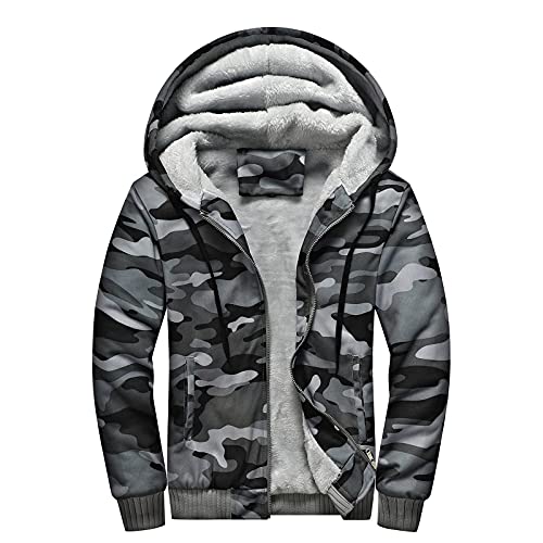 Herren-Jacken Zipper Hoodie Strickjacke Herren Sweatjacke Herren Herren Winterjacke Bomberjacke Herren Winterjacke Jungen Herren Jacke Sport Beheizbarer Hoodie Mantel Herren Essentials Hoodie von ZRYAZQ