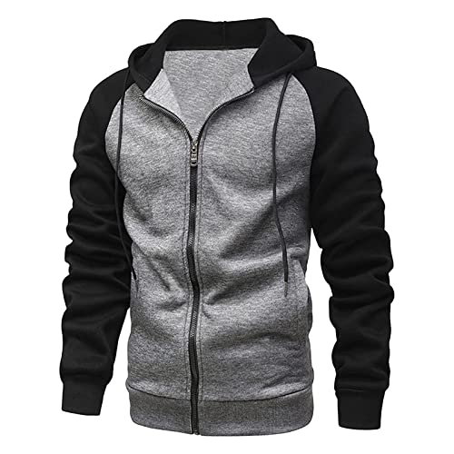 Jacke Herren Zipper Hoodie Herren Sweatjacke Herren übergangsjacke Herren Strickjacke Herren Softshelljacke Herren Jogginganzug Herren Sweatshirt Herren Winterjacke Herren Herbstjacke Herren von ZRYAZQ