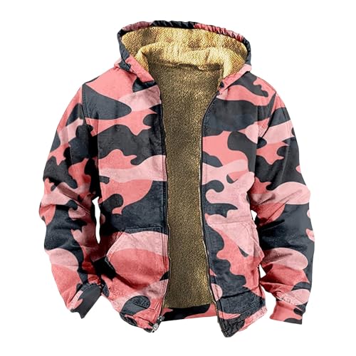Sweatjacke Herren Kapuzenjacke mit Fleecefutter Winterjacke Herren Warm Zipper Hoodie Herren Mit Taschen Jacke Camouflage Herren Beheizbare Jacke Sweatshirt Herren Wintermantel Herren Freizeit Sweatjacke Herren Kapuzenjacke mit Fleecefutter Winterjacke Herren Warm Zipper Hoodie Herren Mit Taschen Jacke Camouflage Herren Beheizbare Jacke Sweatshirt Herren Wintermantel Herren Freizeit von ZRYAZQ