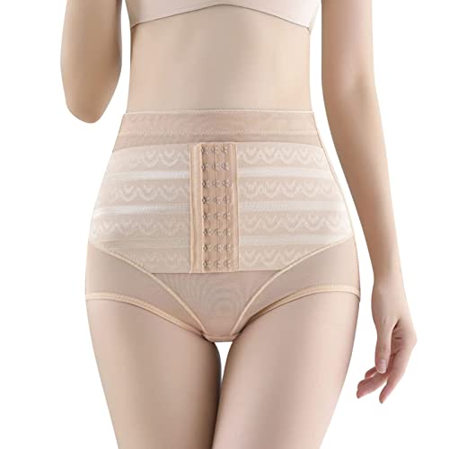 ZRYAZQ Shaping Unterwäsche Damen Abnehmen Bauchkontrolle Unterwäsche Hohe Taille Shapewear Damen Atmungsaktiv Bequem Bauchweg Unterhose Damen mit Bauchdeckenstraffung Shape Slip mit Starker Formkraft von ZRYAZQ