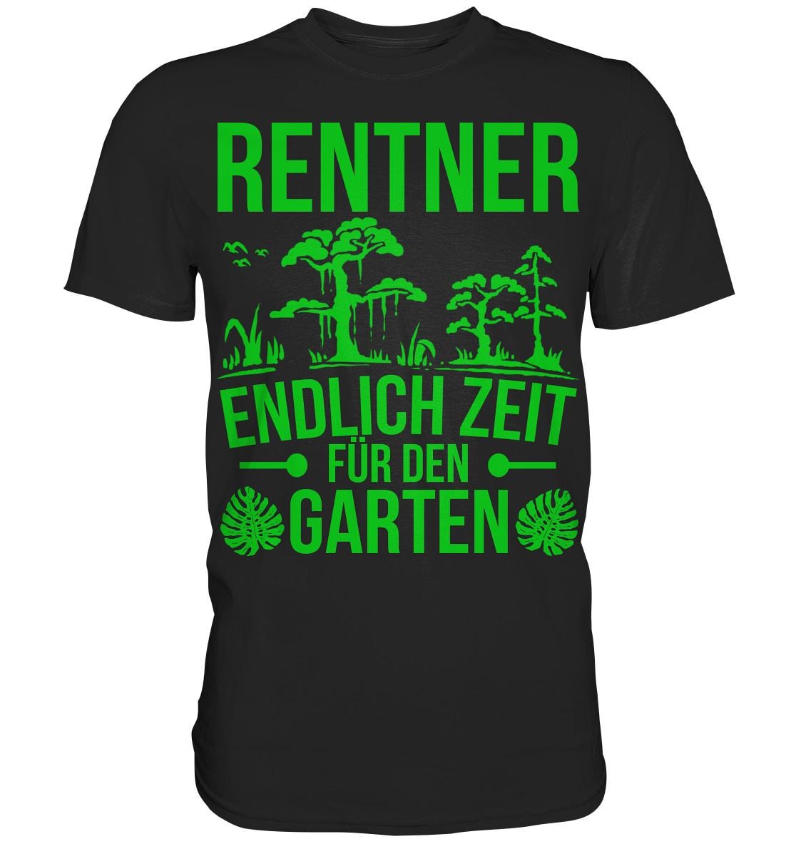 Lustiges Ruhestand Shirt - Garten Outfit Geschenk Für Rentner & Gartenliebhaber Premium von ZSCommerce