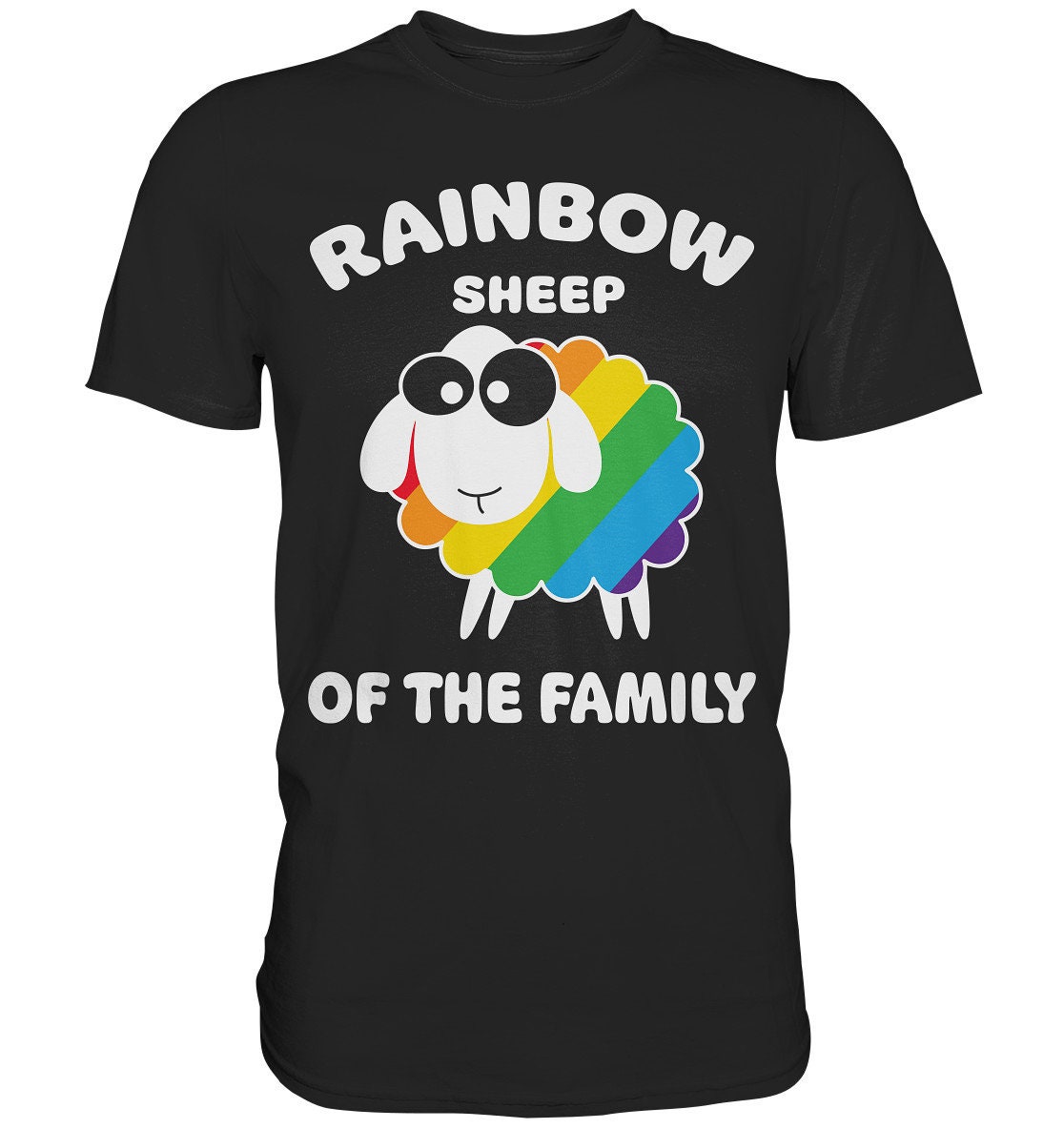 Rainbow Sheep Of The Family Gay Pride Shirt - Premium Rainbow Sheep Of The Family Gay Pride Shirt - Premium von ZSCommerce