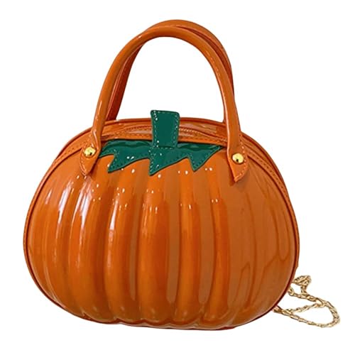 ZSHDTKWB Damen Umhängetasche Frauen Kürbis Form Handtasche Vielseitige Kreative Schultertasche Mode Niedliche Multifunktionale Wasserdichte Halloween Handtasche-orange ZSHDTKWB Damen Umhängetasche Frauen Kürbis Form Handtasche Vielseitige Kreative Schultertasche Mode Niedliche Multifunktionale Wasserdichte Halloween Handtasche-orange von ZSHDTKWB