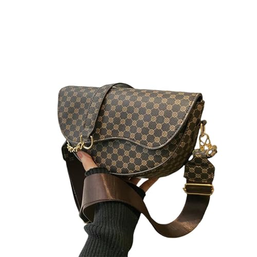 ZSHDTKWB Damen Umhängetasche Frauen Sattel Schultertasche Tragbare Weibliche Clutch Tasche Handtaschen Crossbody Mode Kleine Messenger Taschen-kaffee ZSHDTKWB Damen Umhängetasche Frauen Sattel Schultertasche Tragbare Weibliche Clutch Tasche Handtaschen Crossbody Mode Kleine Messenger Taschen-kaffee von ZSHDTKWB