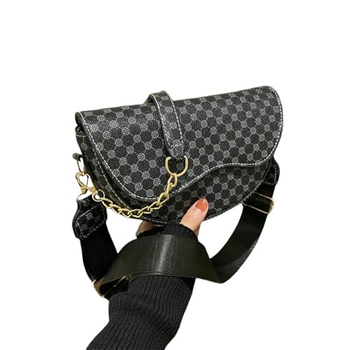 ZSHDTKWB Damen Umhängetasche Frauen Sattel Schultertasche Tragbare Weibliche Clutch Tasche Handtaschen Crossbody Mode Kleine Messenger Taschen-schwarz ZSHDTKWB Damen Umhängetasche Frauen Sattel Schultertasche Tragbare Weibliche Clutch Tasche Handtaschen Crossbody Mode Kleine Messenger Taschen-schwarz von ZSHDTKWB