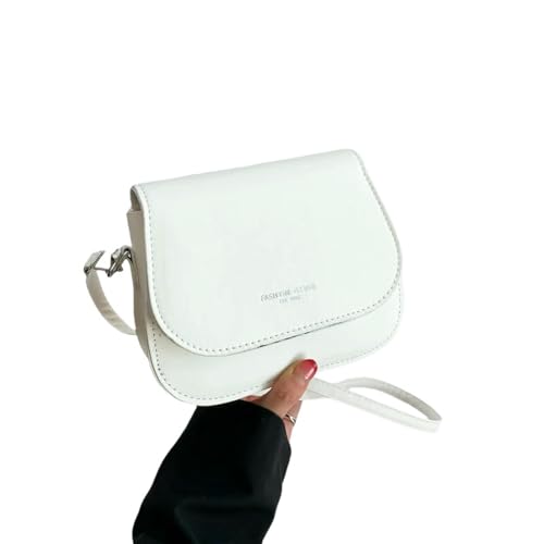 ZSHDTKWB Damen Umhängetasche Mode -unterarm -tasche Lässig Frauen Mädchen Pu Leder Totes Handtasche Cross Body Color Messenger Umhängetaschen-weiß ZSHDTKWB Damen Umhängetasche Mode -unterarm -tasche Lässig Frauen Mädchen Pu Leder Totes Handtasche Cross Body Color Messenger Umhängetaschen-weiß von ZSHDTKWB