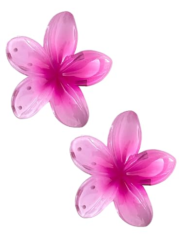 Haarspangen, Haarklammern, Set mit Haarspangen für Damen (Fuchsia, 2er Pack) von ZSUN