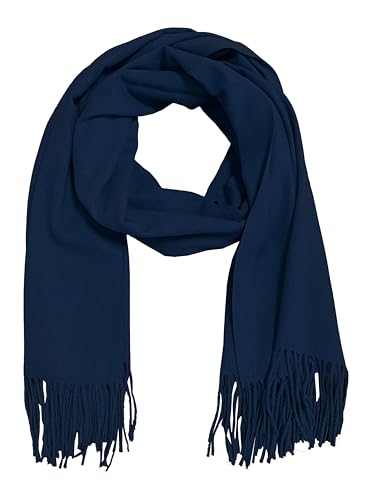 ZSUN Damen Viskose Wolle Winterschal, klassisch und weich, Code 2203 (Blau) von ZSUN